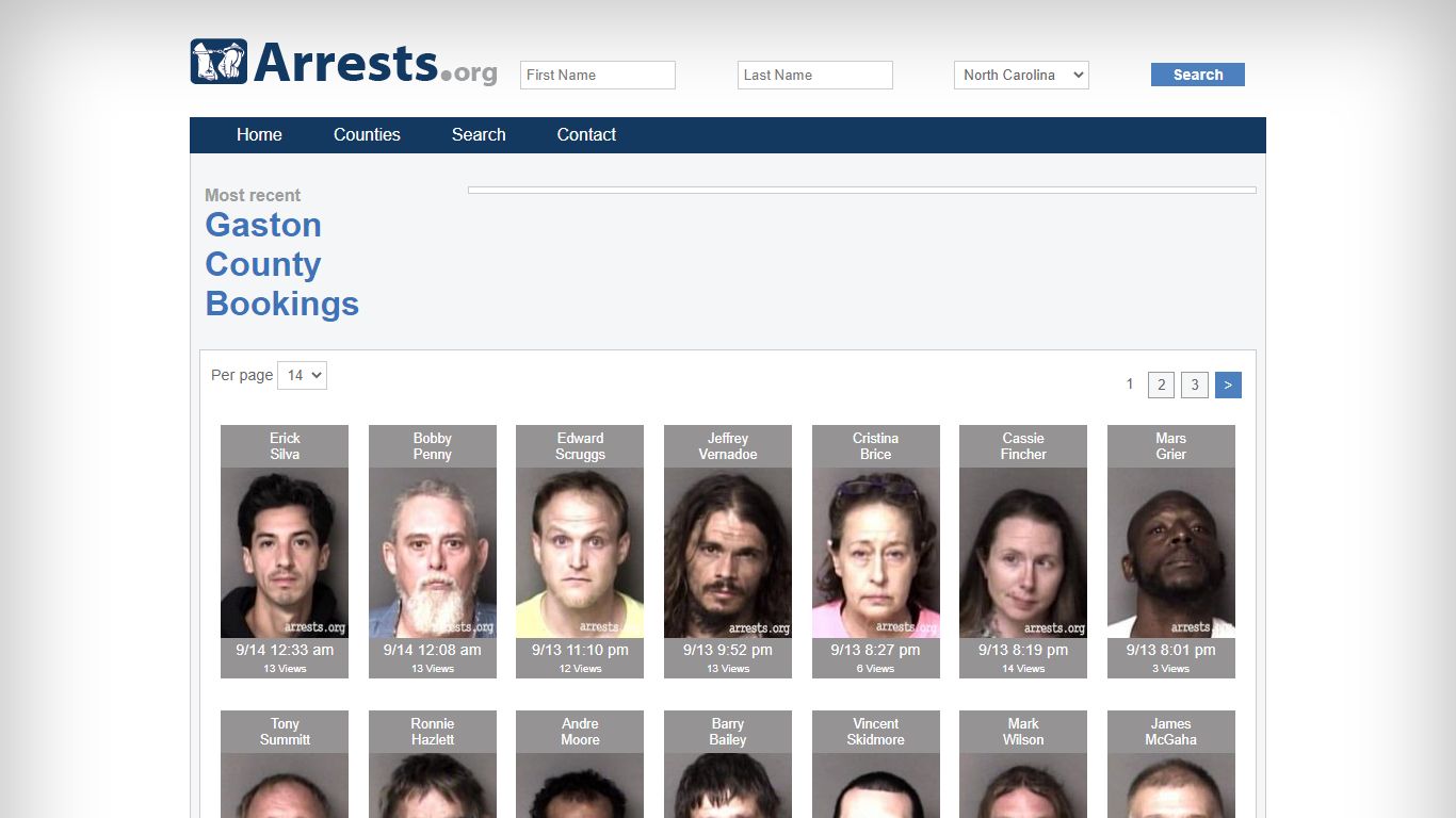Gaston County Arrests and Inmate Search